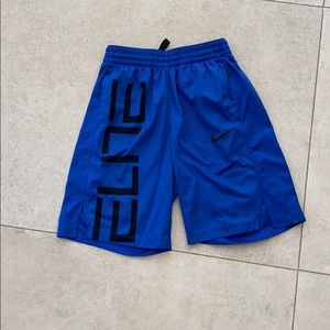 Nike Elite blue long kids shorts
